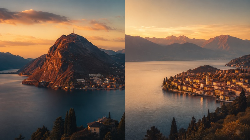 Lugano o Como: quale lago scegliere da Malpensa