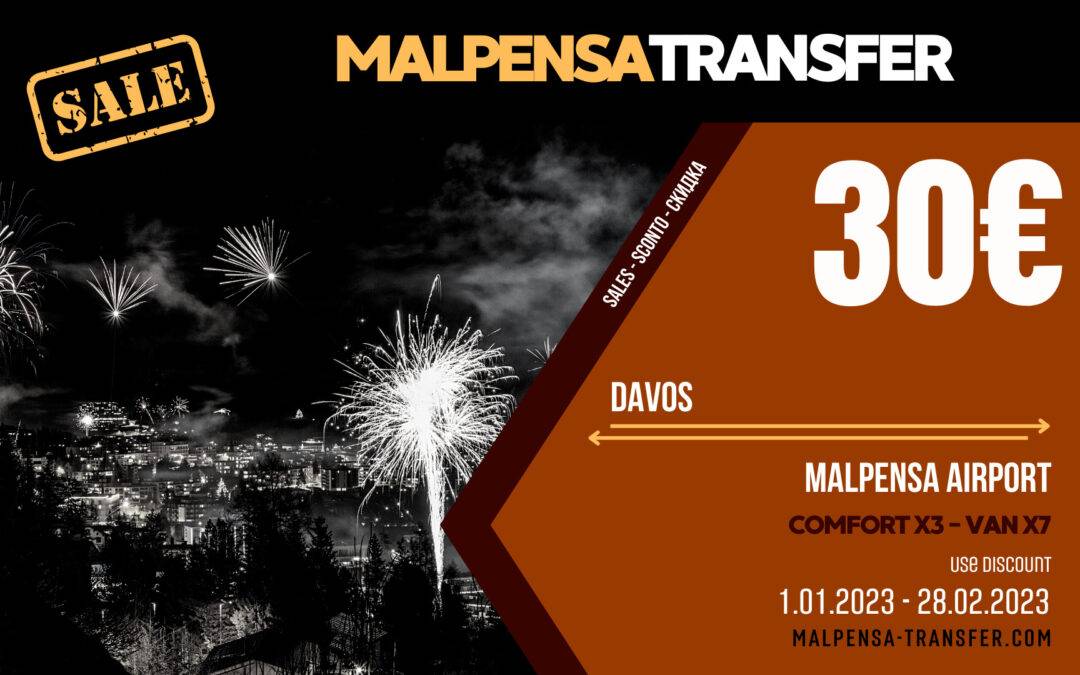 Transfer Taxi from Malpensa Airport to Davos – Discount for trip 30 €