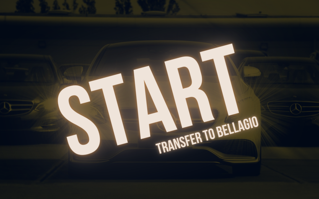 Start Transfer to Bellagio from Malpensa airport 140€